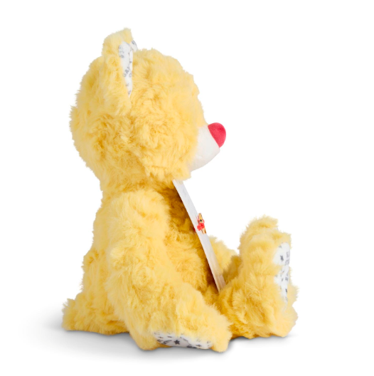 Demdaco Beary Charmings Yellow Softball Bear Stuffed Anima-DEMDACO-Little Giant Kidz