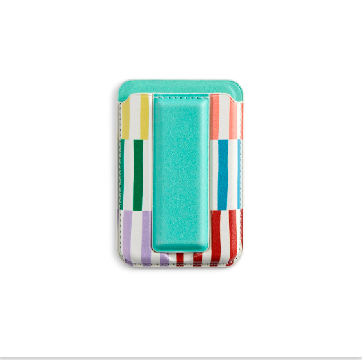 Demdaco Boldy Striped Green Mag Wallet 2.5" x 3.5" by Ampe-DEMDACO-Little Giant Kidz
