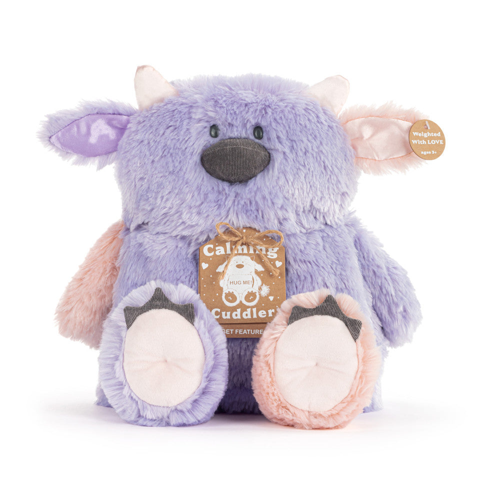 Demdaco Calming Cuddler 10" - Purple-DEMDACO-Little Giant Kidz
