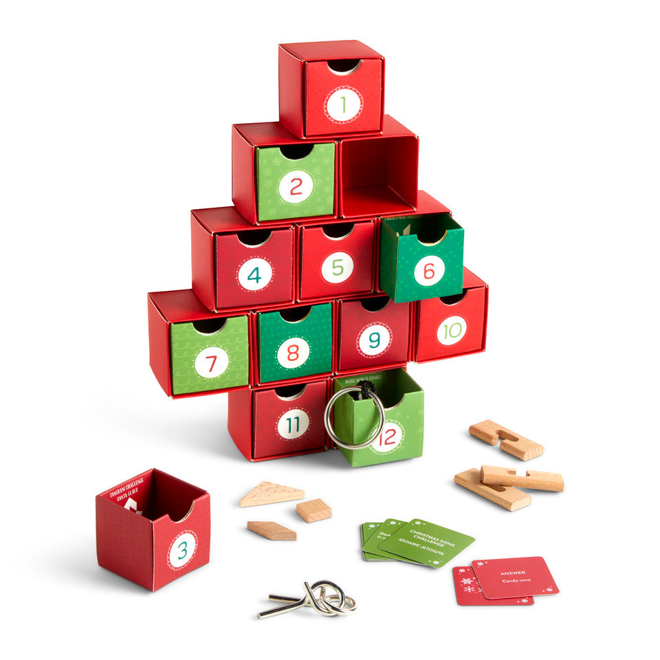 Demdaco Festive 12 Days of Brainteasers-DEMDACO-Little Giant Kidz