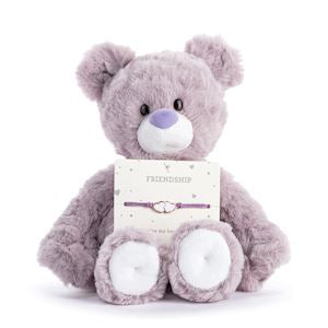 Demdaco Friendship Purple Bear-DEMDACO-Little Giant Kidz