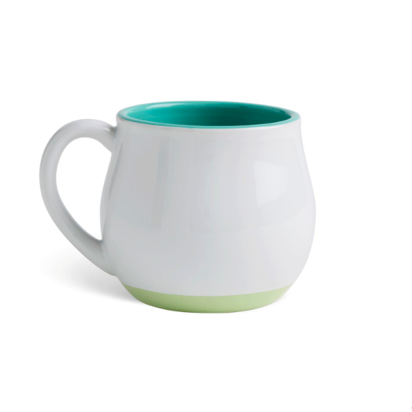 Demdaco Happy Sculpted Green Mug 14oz. by Emeline-DEMDACO-Little Giant Kidz
