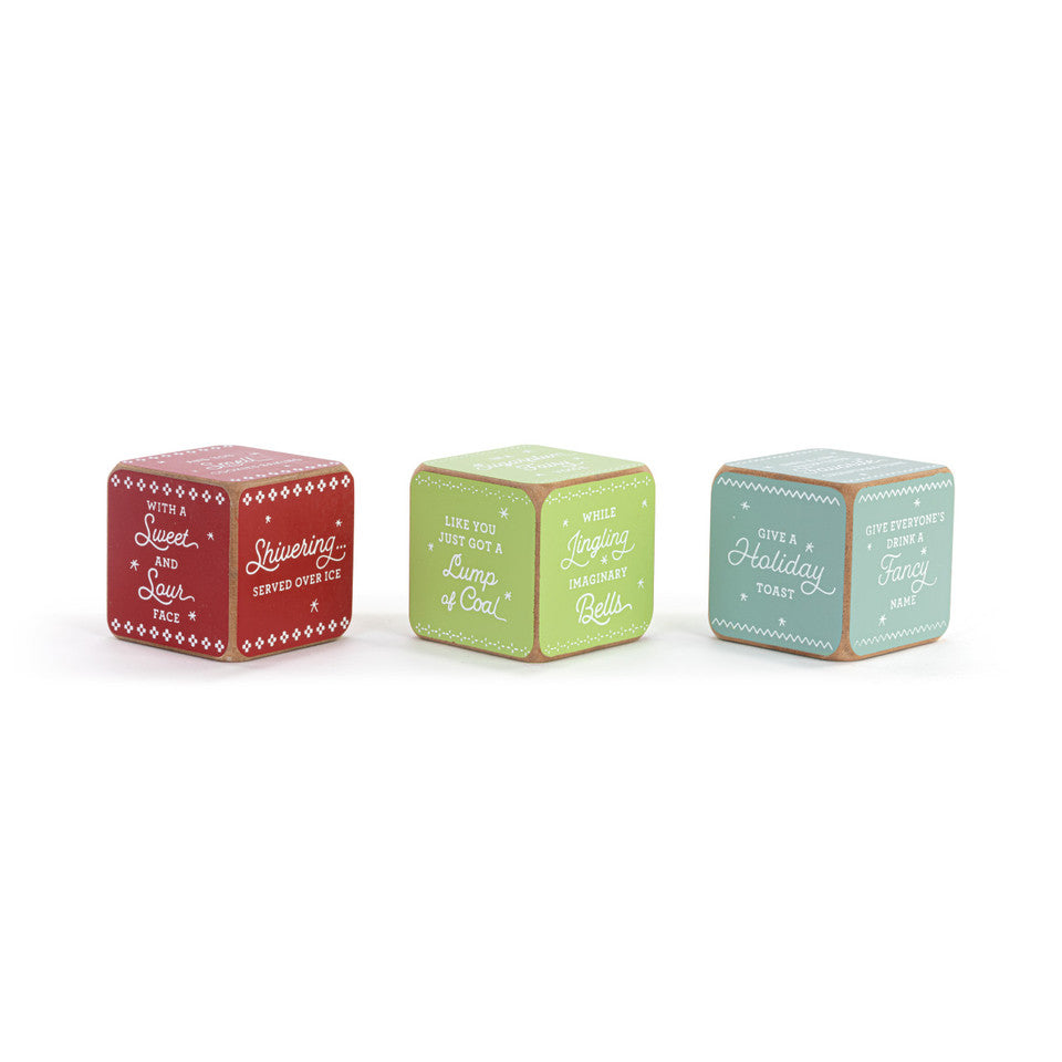 Demdaco Holiday Happy Hour Dice Set-DEMDACO-Little Giant Kidz