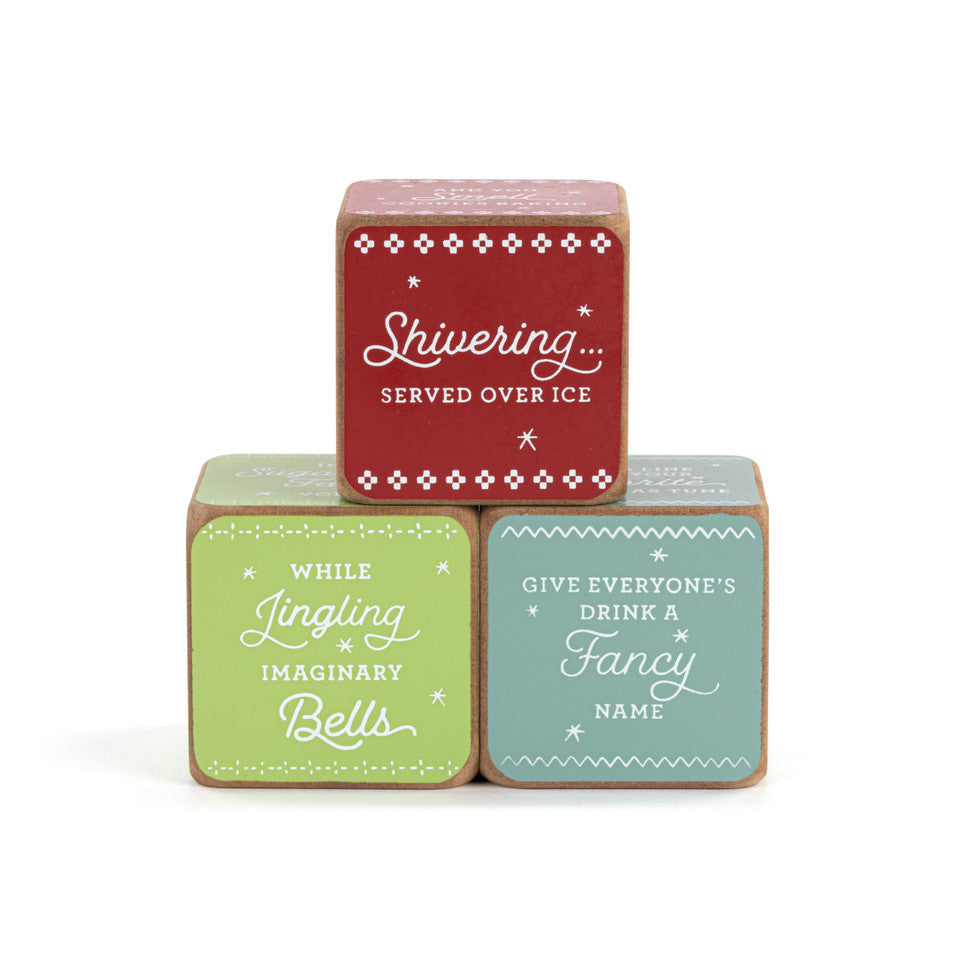 Demdaco Holiday Happy Hour Dice Set-DEMDACO-Little Giant Kidz