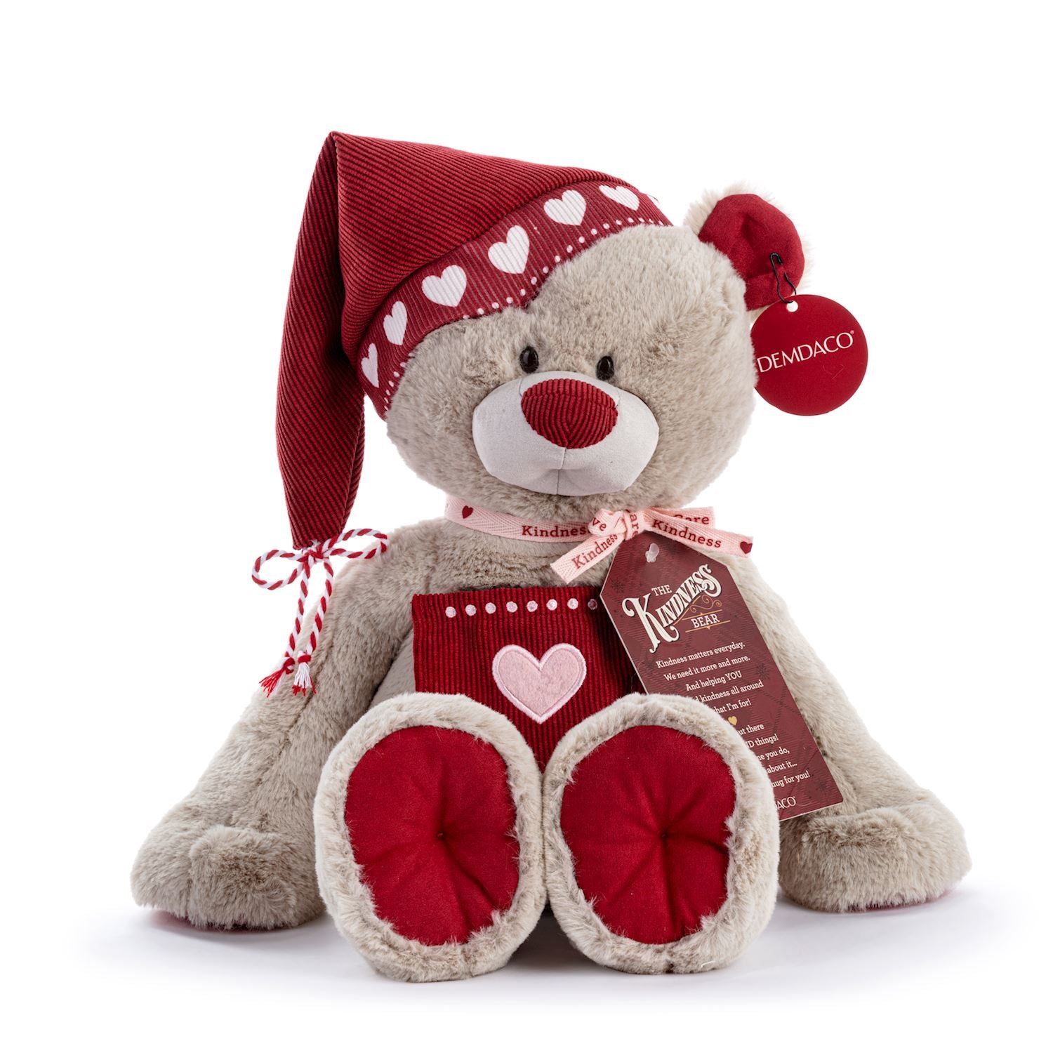 Demdaco Holiday Kindness Bear- 16"-DEMDACO-Little Giant Kidz