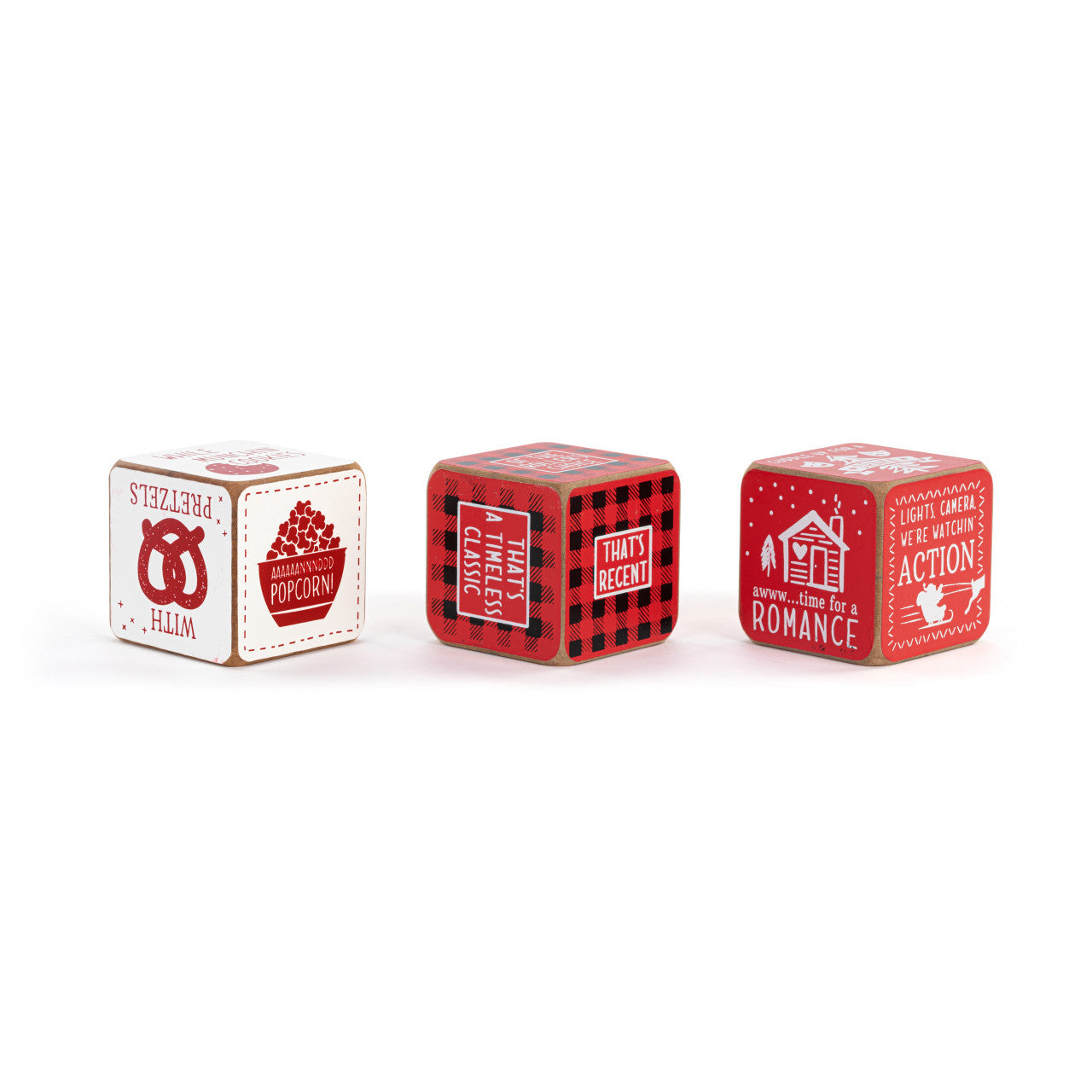 Demdaco Holiday Movie Night Dice Set-DEMDACO-Little Giant Kidz