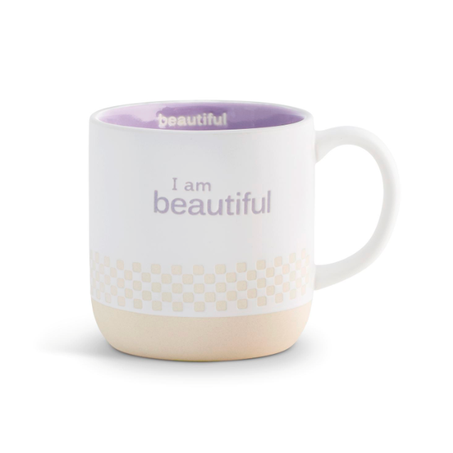 Demdaco I am Beautiful Ceramic Mug - 16oz.-DEMDACO-Little Giant Kidz