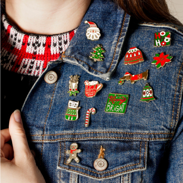 Demdaco Jolly Enamel Pin - Assorted-DEMDACO-Little Giant Kidz