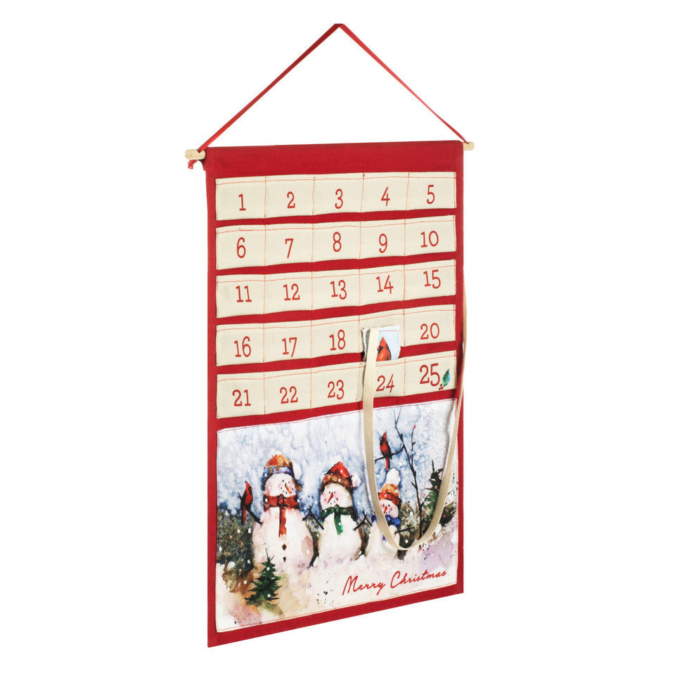 Demdaco Merry Christmas Snowmen Fabric Countdown-DEMDACO-Little Giant Kidz