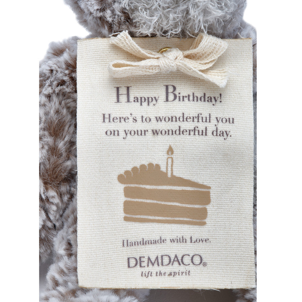 Demdaco Mini Giving Bear - Happy Birthday-DEMDACO-Little Giant Kidz