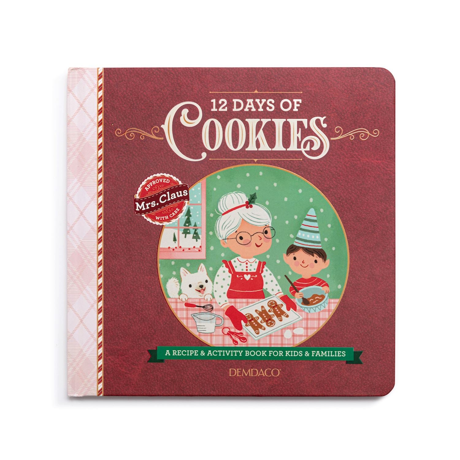 Demdaco Mrs Claus 12 Days Of Cookies Recipe Book-DEMDACO-Little Giant Kidz