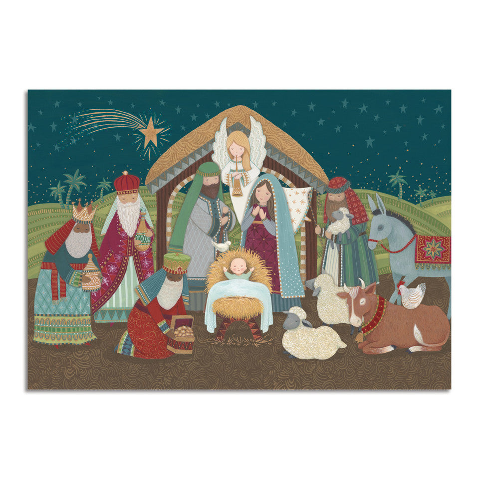 Demdaco Nativity Large Puzzle-DEMDACO-Little Giant Kidz