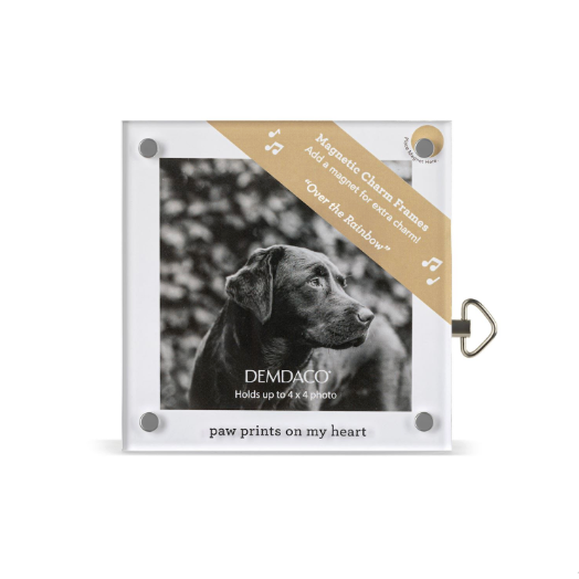 Demdaco Paw Prints Acrylic Magnetic Musical Frame - 4in-DEMDACO-Little Giant Kidz