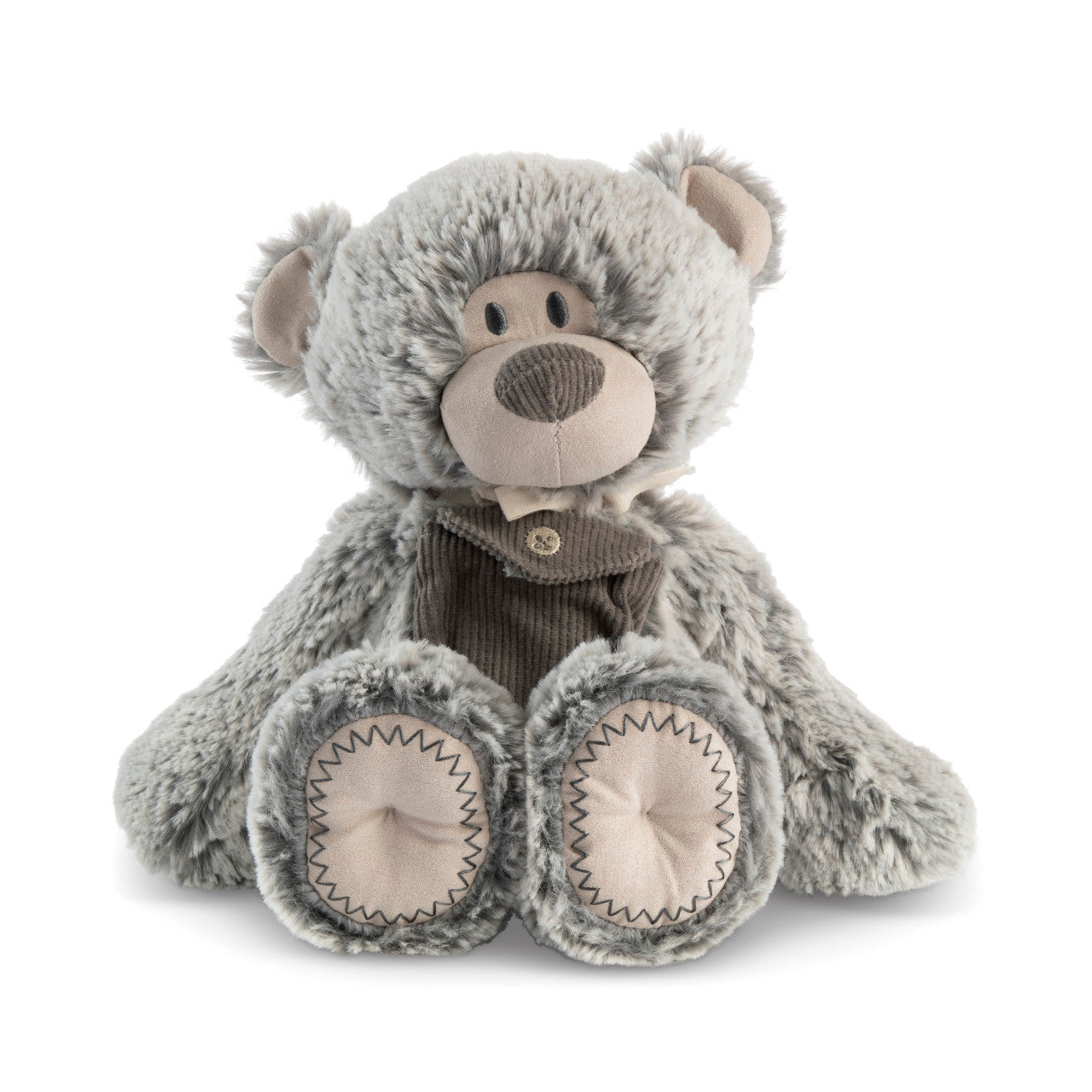 Demdaco Pocket Prayer Bear 11" - Gray-DEMDACO-Little Giant Kidz