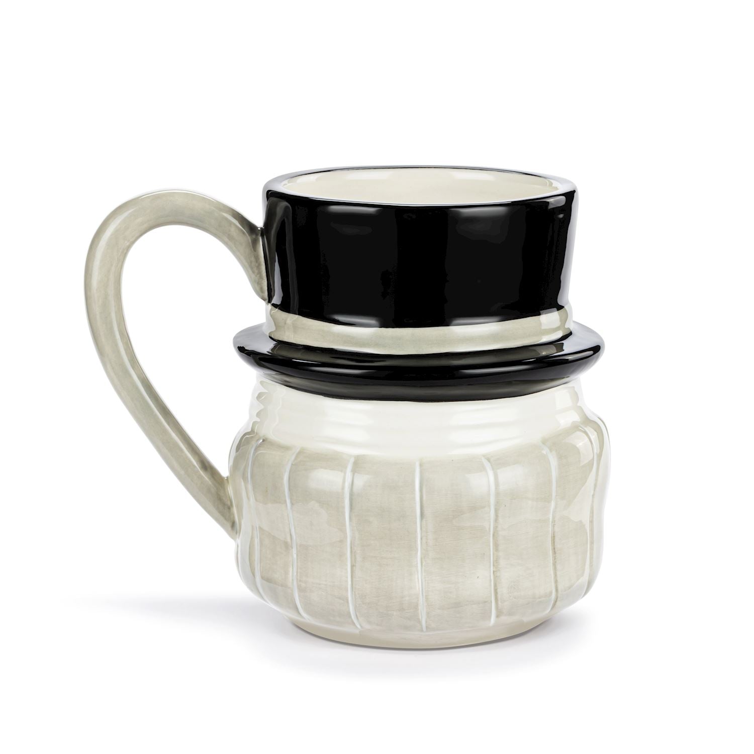 Demdaco Snowman Red Heart Ceramic Mug-DEMDACO-Little Giant Kidz