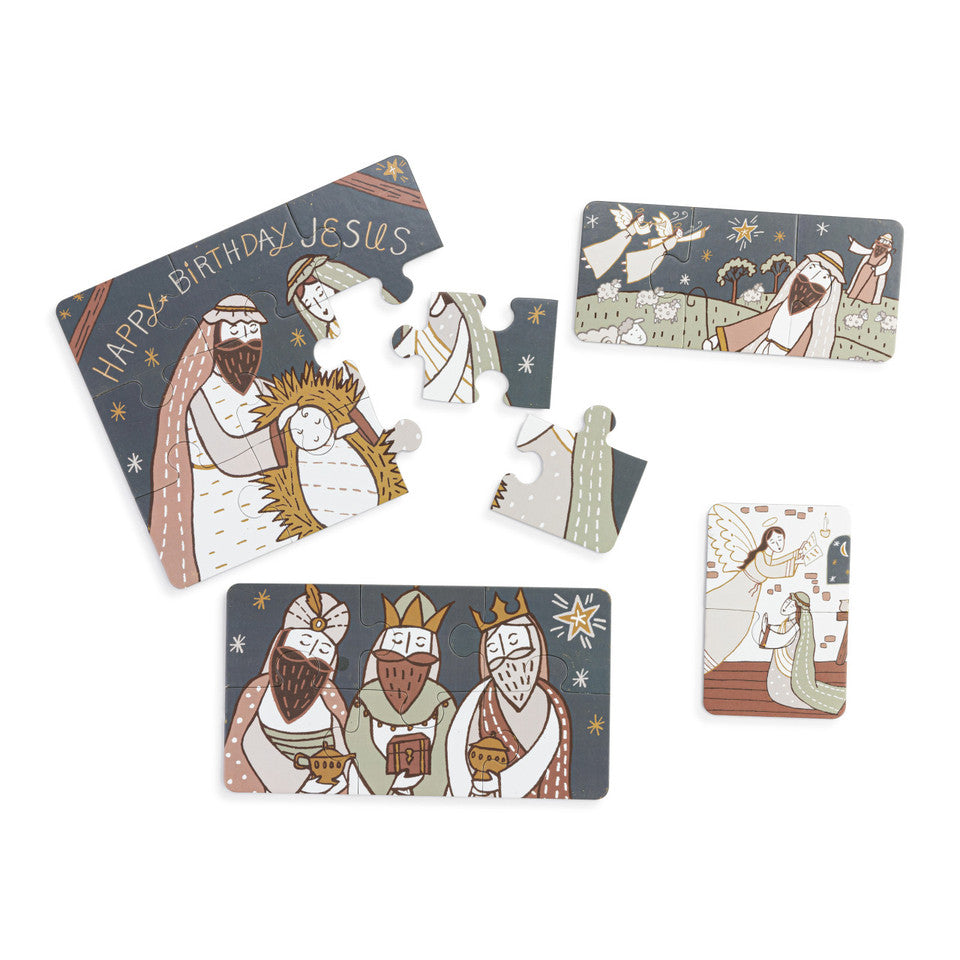 Demdaco Story Puzzle - Nativity Journey-DEMDACO-Little Giant Kidz