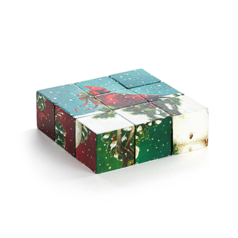 Demdaco Winter Wonderland 6-in-1 Cube Puzzle-DEMDACO-Little Giant Kidz