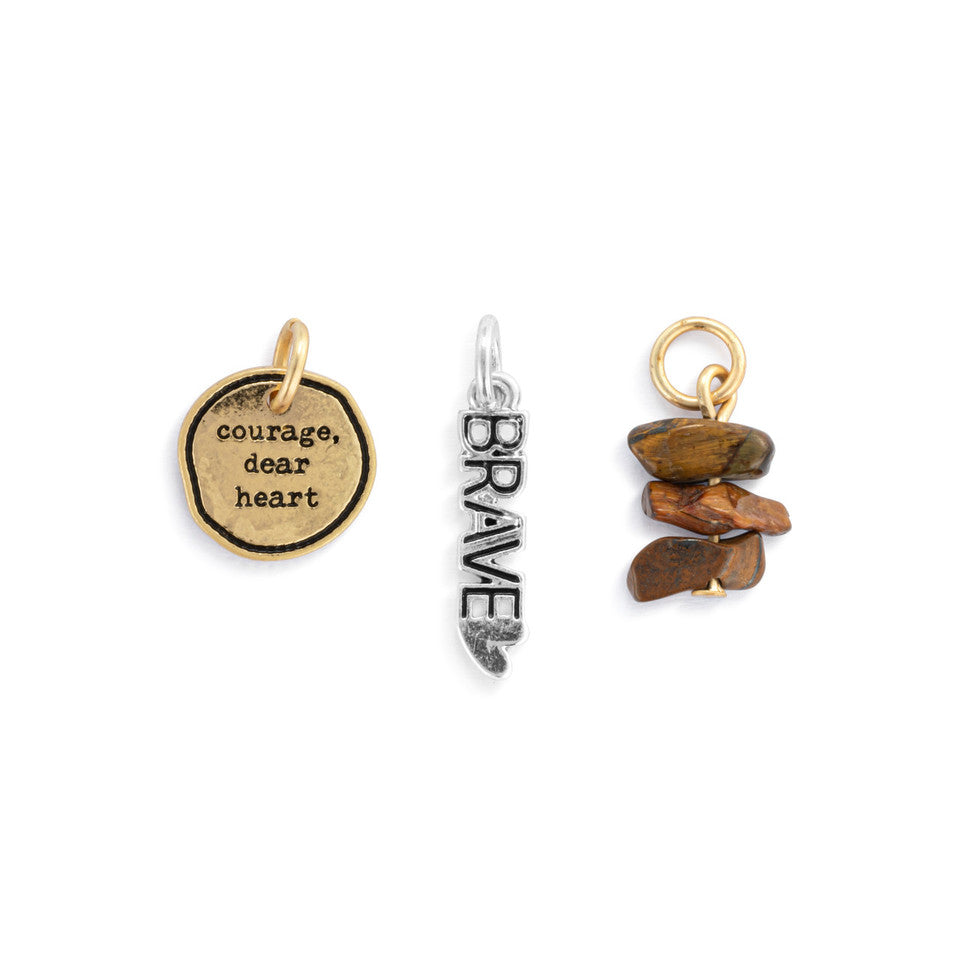 Demdaco Your Journey Charms Set of 3 - Courage-DEMDACO-Little Giant Kidz