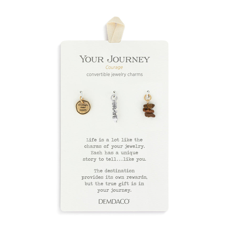 Demdaco Your Journey Charms Set of 3 - Courage-DEMDACO-Little Giant Kidz