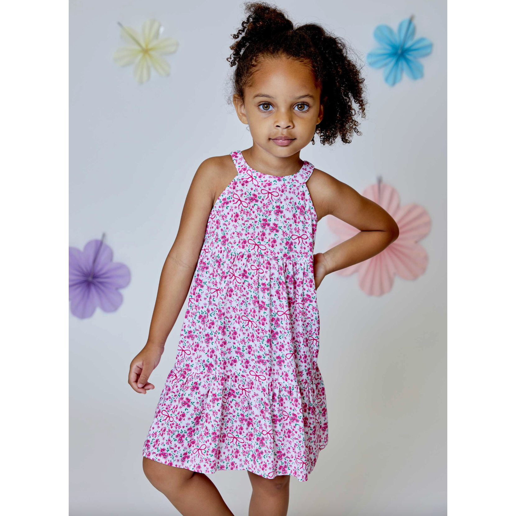 Design History Girls Giggle Pink Dress-Design History Girls-Little Giant Kidz