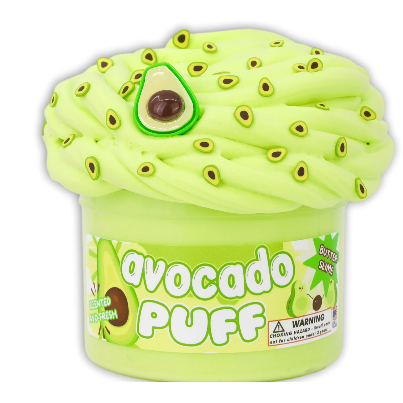 Dope Slimes Avocado Puff Butter Slime-Dope Slimes-Little Giant Kidz