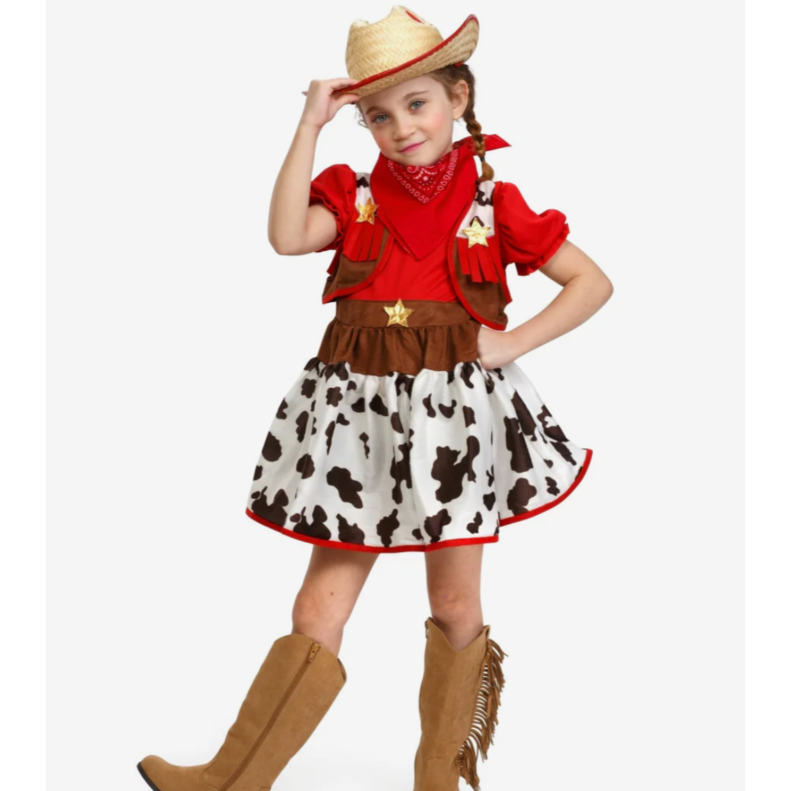 Dress Up America™ Cowgirl Costume-Dress Up America-Little Giant Kidz