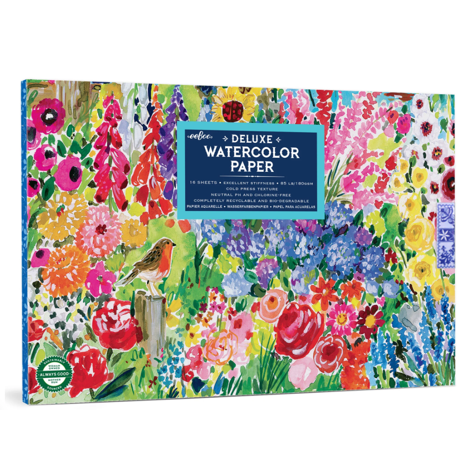 EEBOO Seaside Garden Watercolor Pad-EEBOO-Little Giant Kidz