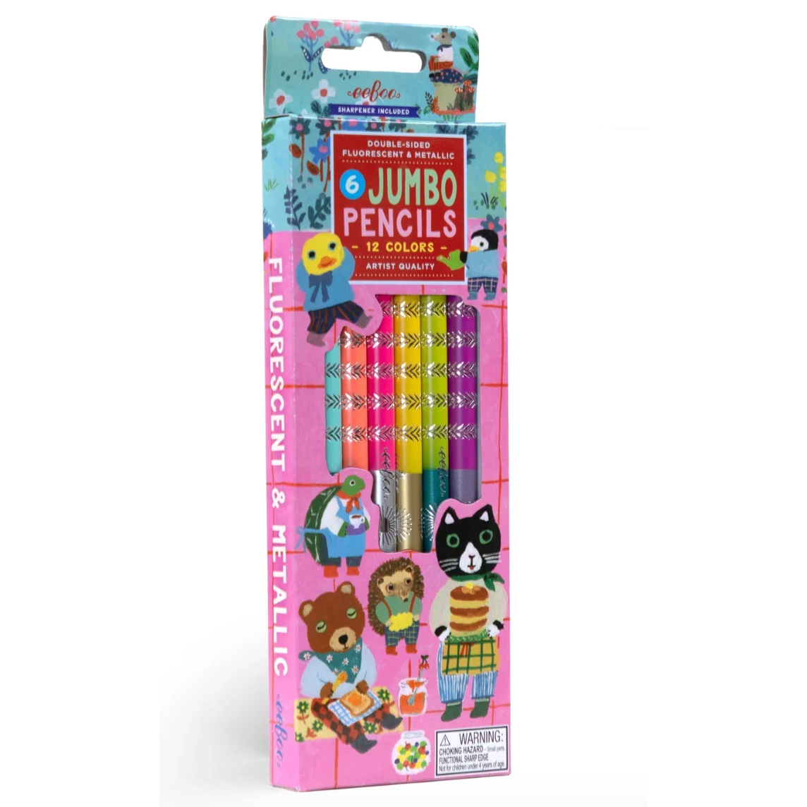 EEBOO Sweet Celebration 6 Jumbo Spcl Pencils-EEBOO-Little Giant Kidz