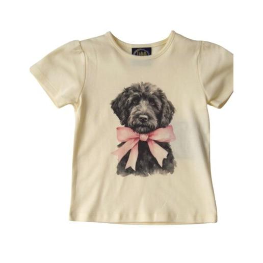 EMMA JEAN KIDS Black Doodle Girls T-Shirt-EMMA JEAN KIDS-Little Giant Kidz