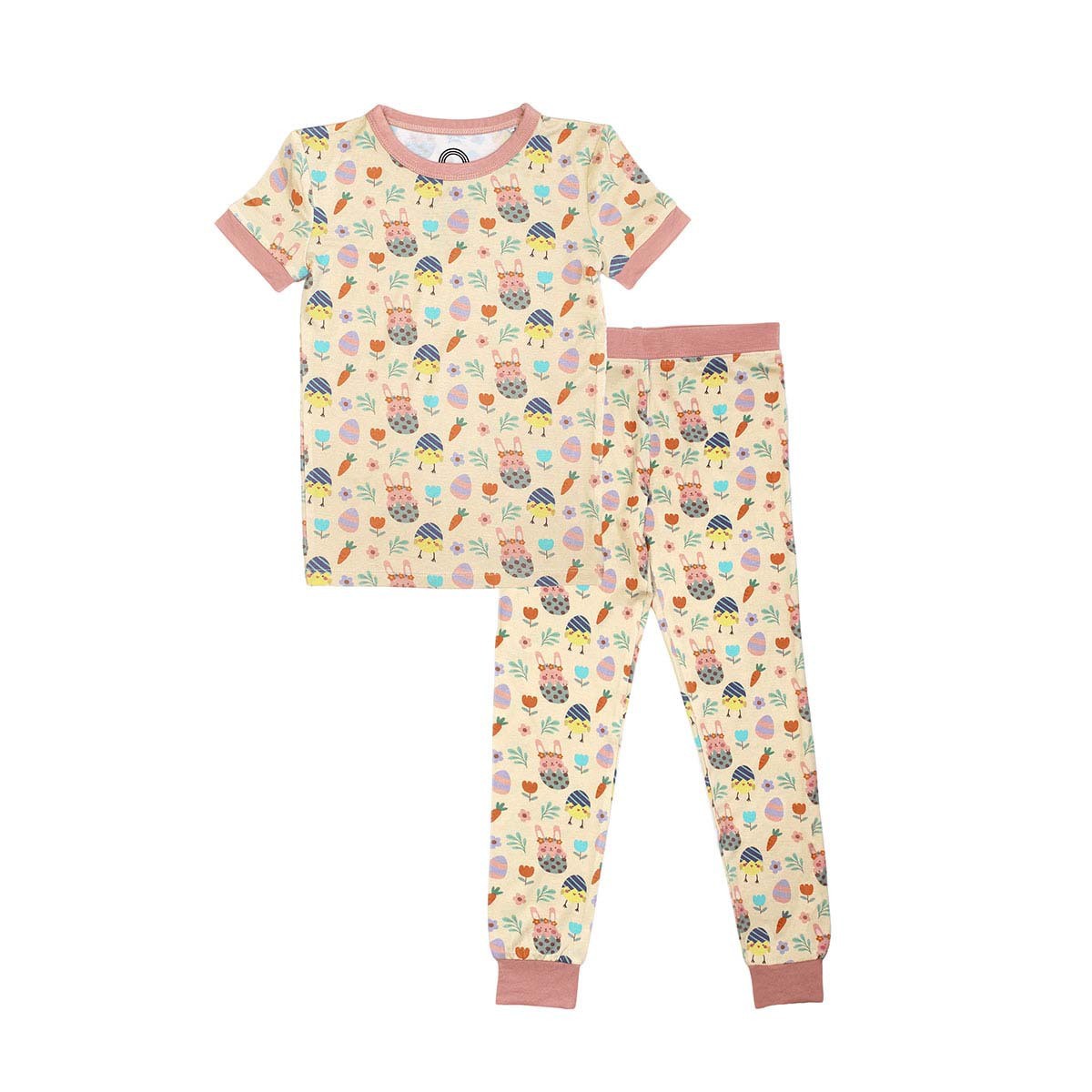 Emerson & Friends Egg Hunt Short Sleeve Bamboo Kids Pajama Set-Emerson and Friends-Little Giant Kidz