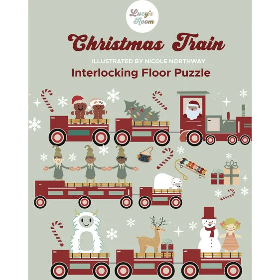 Emerson & Friends Lucy's Room Christmas Train Puzzle-Emerson and Friends-Little Giant Kidz