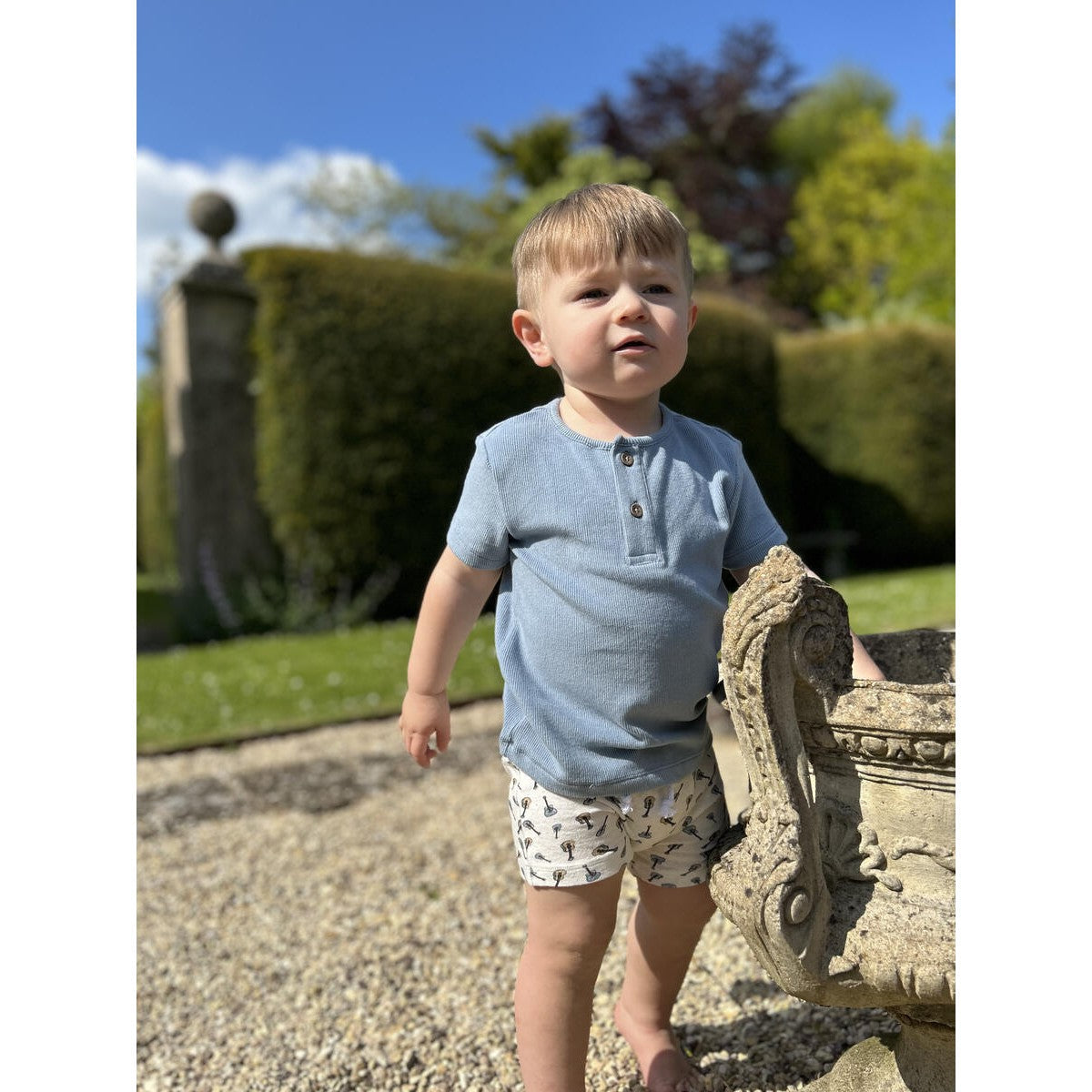 Ettie + H Blue Kytto Shirt-Ettie + H-Little Giant Kidz