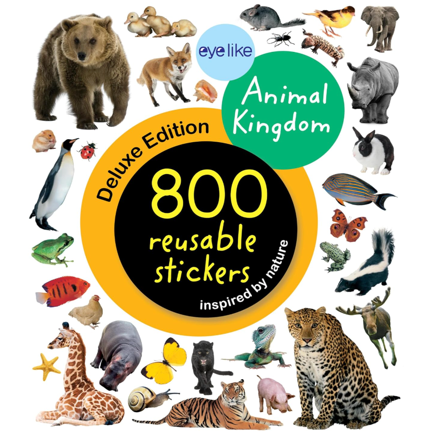 Eyelike Stickers Deluxe: Animal Kingdom-HACHETTE BOOK GROUP USA-Little Giant Kidz