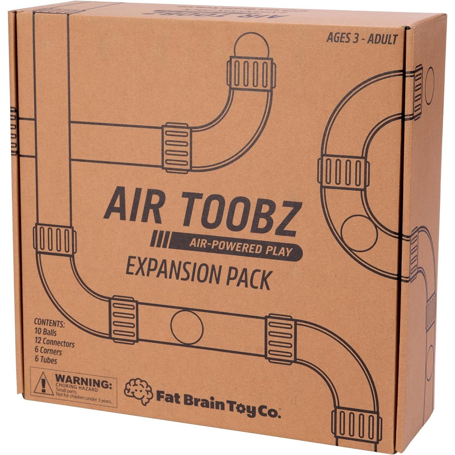 Fat Brain Air Toobz Expansion Pack - Double the Toobz, double the possibilities!-FATBRAIN-Little Giant Kidz