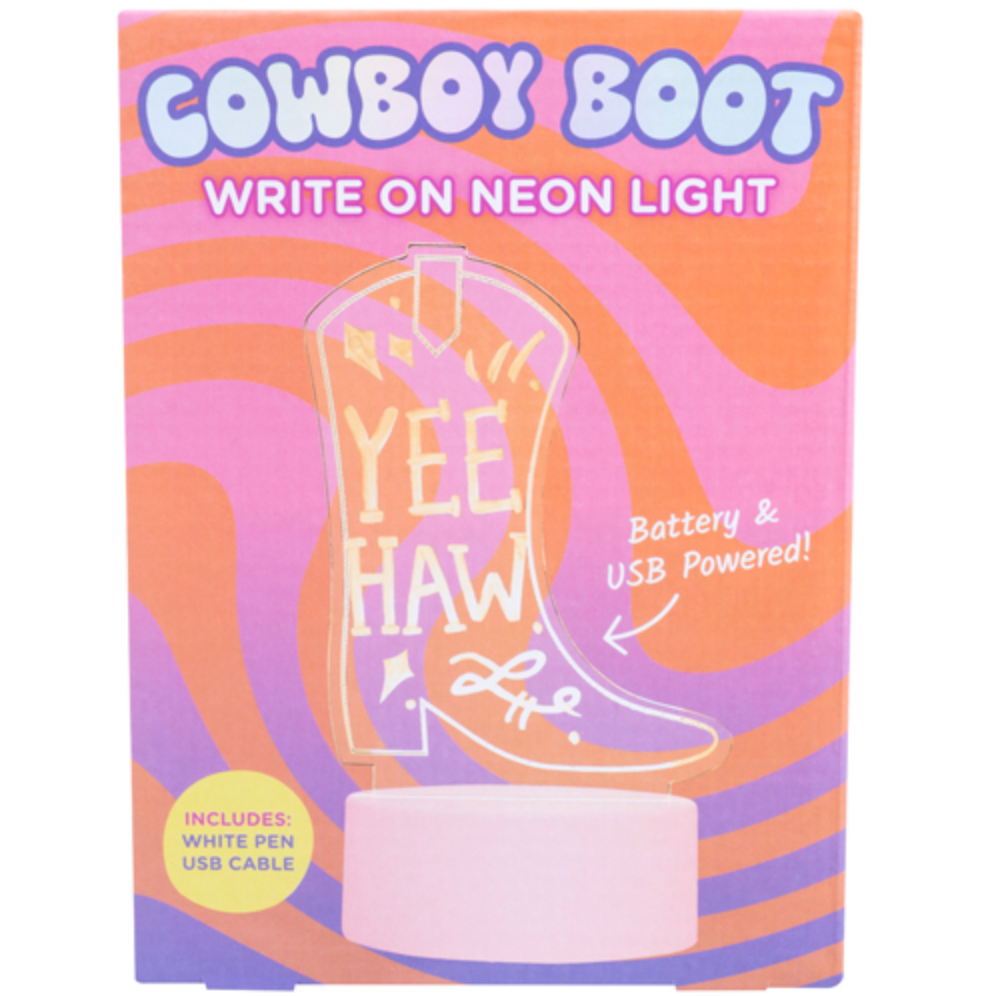 Fizz Creations Cowboy Boot Write On Acrylic Light-Fizz Creations-Little Giant Kidz