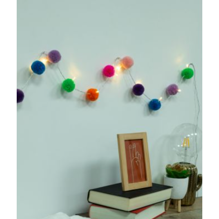 Fizz Creations Pom-Pom String Lights-Fizz Creations-Little Giant Kidz