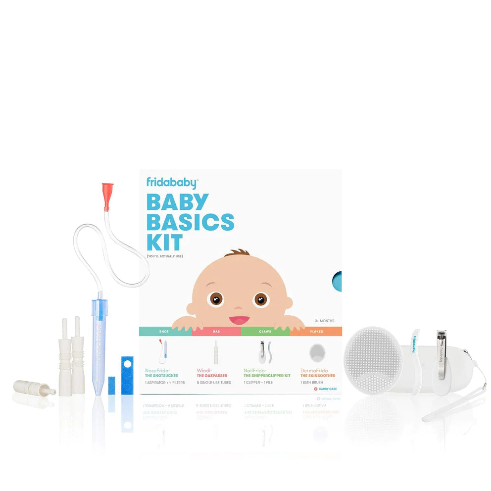 FridaBaby Basics Kit: Nosefrida, Windi, Nailclipper, Dermafrida-FRIDA-Little Giant Kidz
