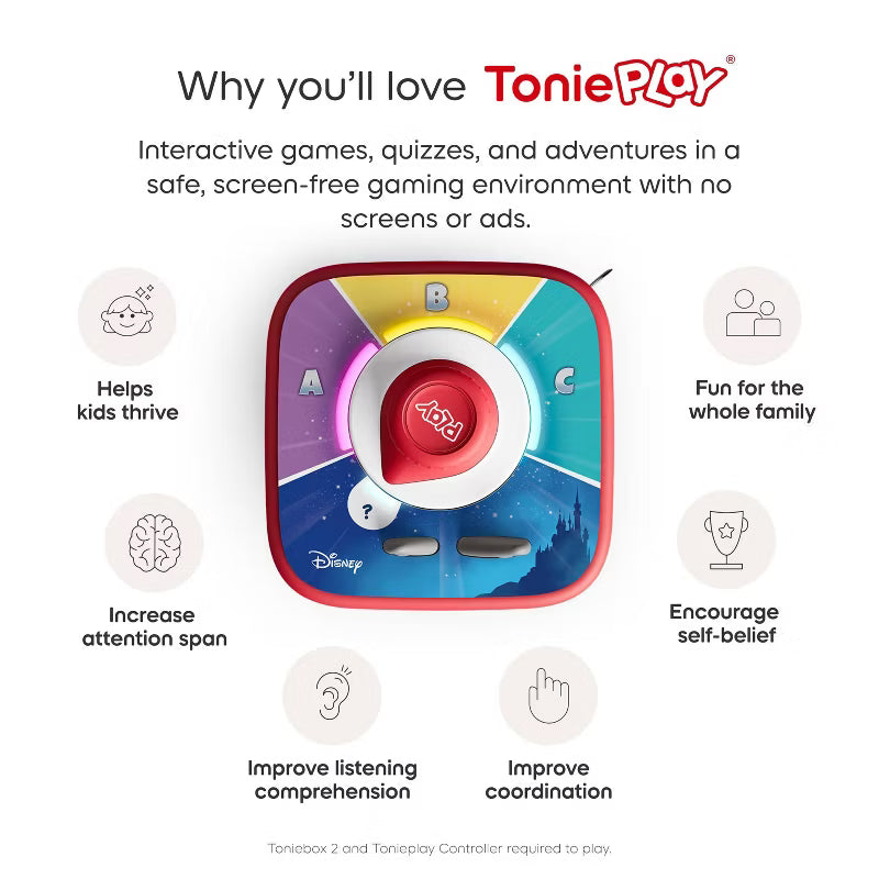Tonies® Tonieplay Game & Controller Set: Disney Trivia