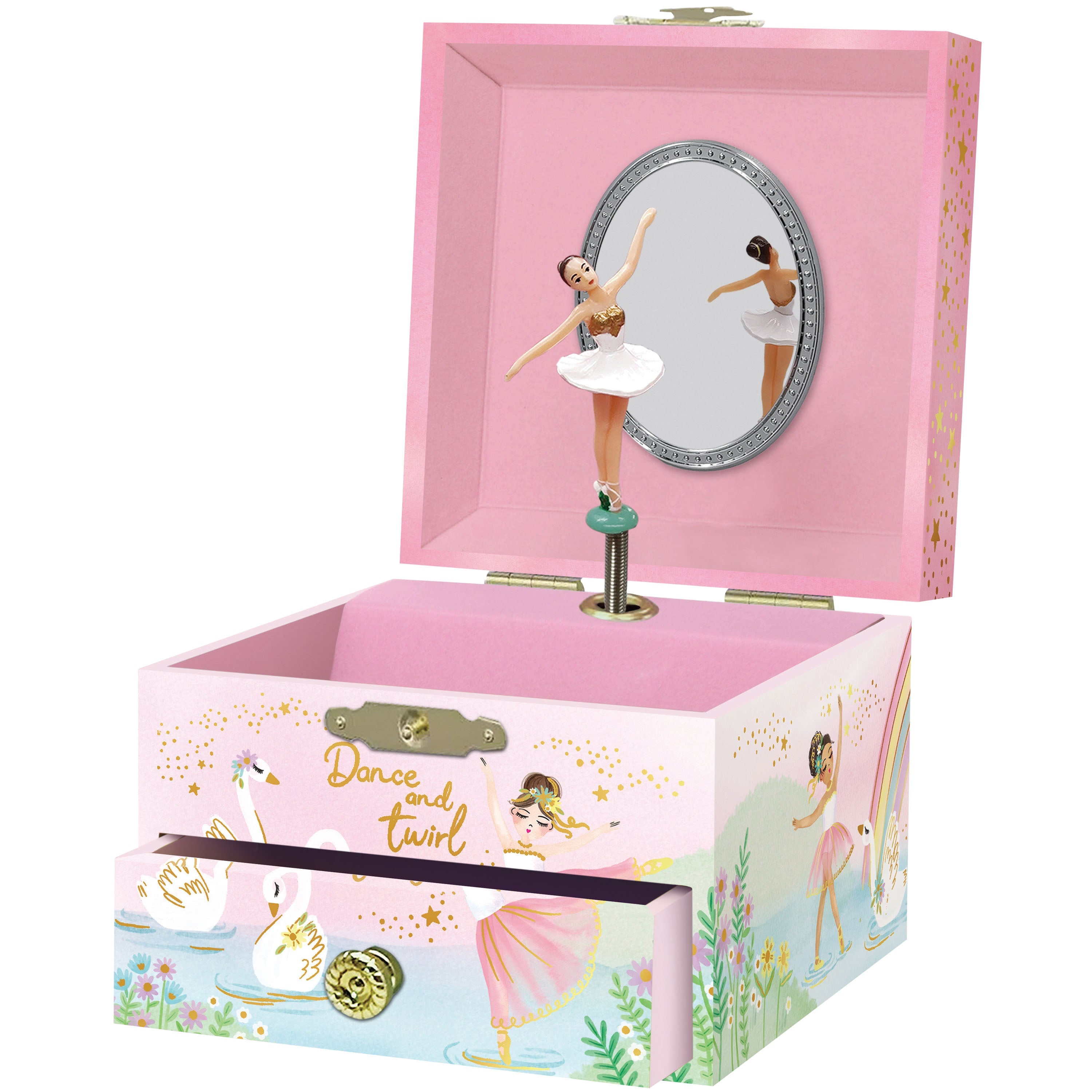 Giggle & Honey Ballerina Musical Jewelry Box-U.S. TOY-Little Giant Kidz