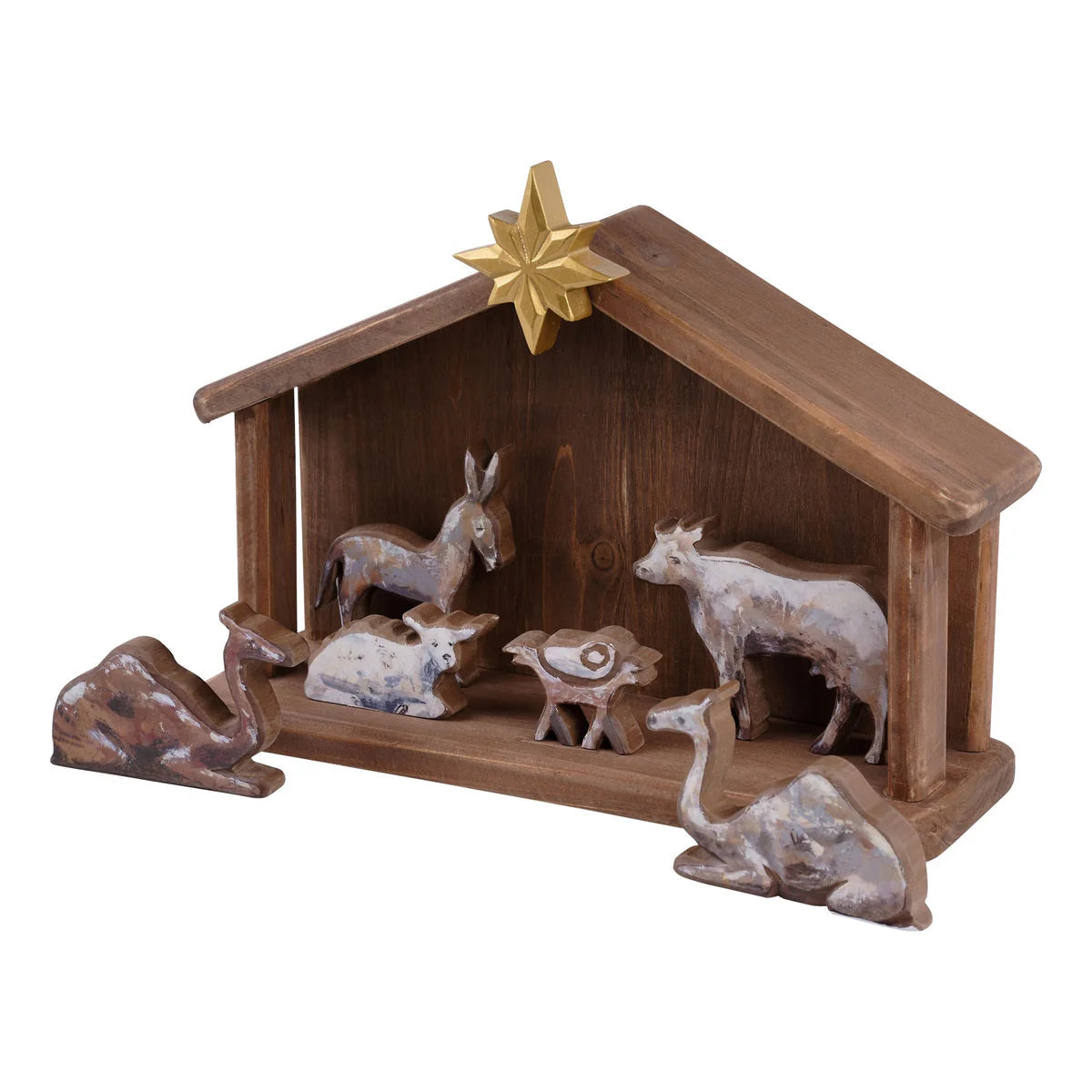 Glory Haus Away in a Manger Nativity Set-GLORY HAUS-Little Giant Kidz