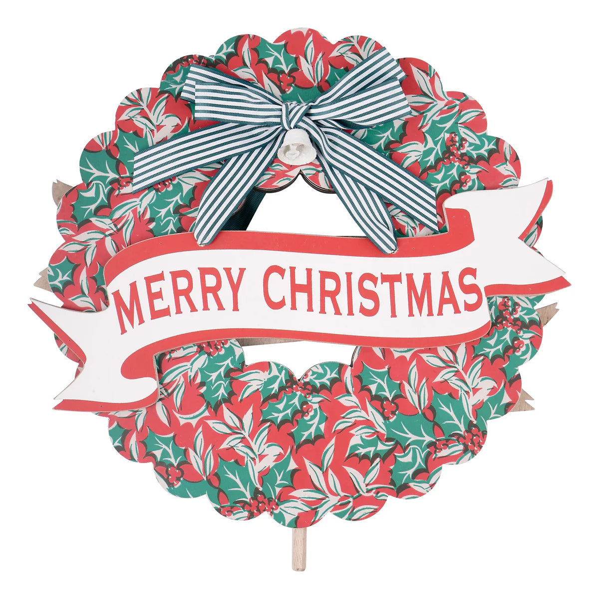 Glory Haus Topper Merry Christmas Wreath-GLORY HAUS-Little Giant Kidz