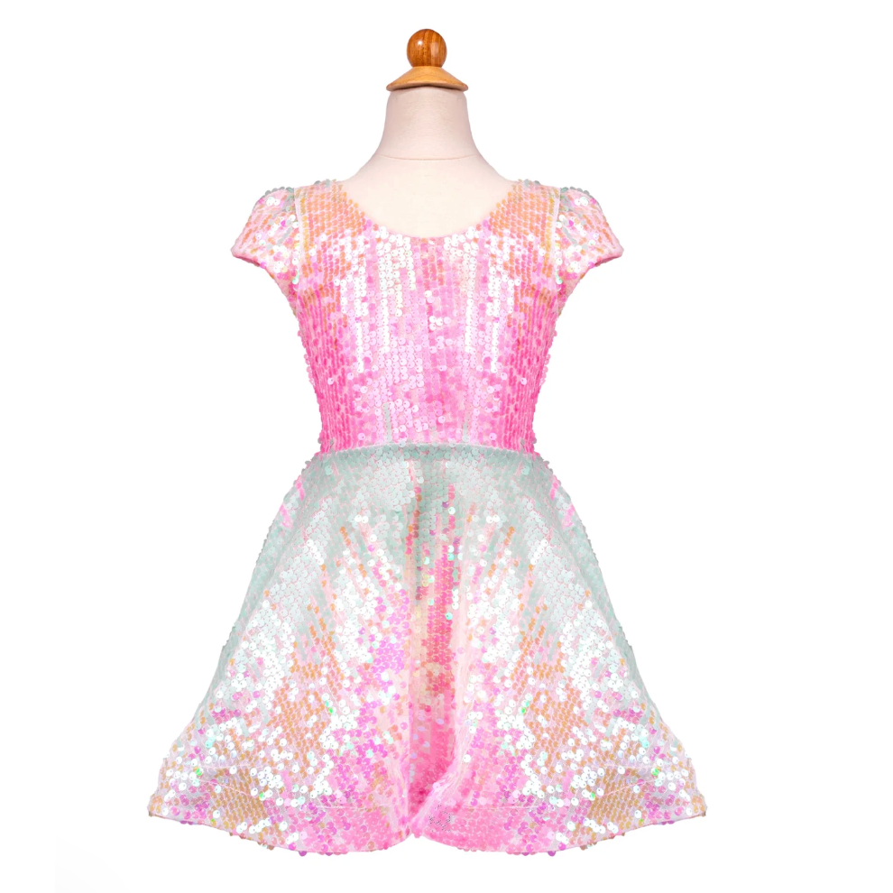 Great Pretender Sorbet Swirl Skater Dress-Great Pretenders-Little Giant Kidz