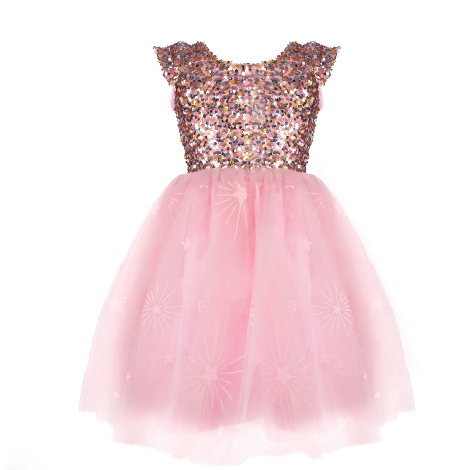Great Pretenders A Star is Born Sequins Dress-Great Pretenders-Little Giant Kidz