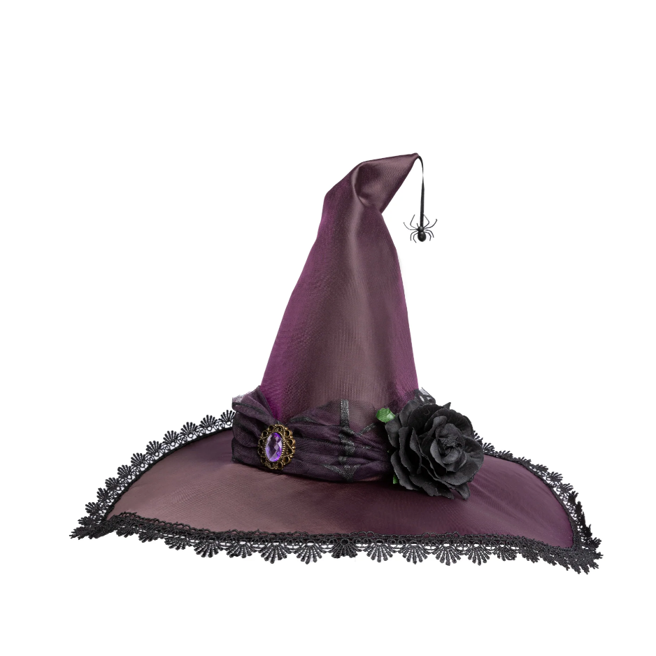 Great Pretenders Amethyst the Spider Witch Hat-Great Pretenders-Little Giant Kidz
