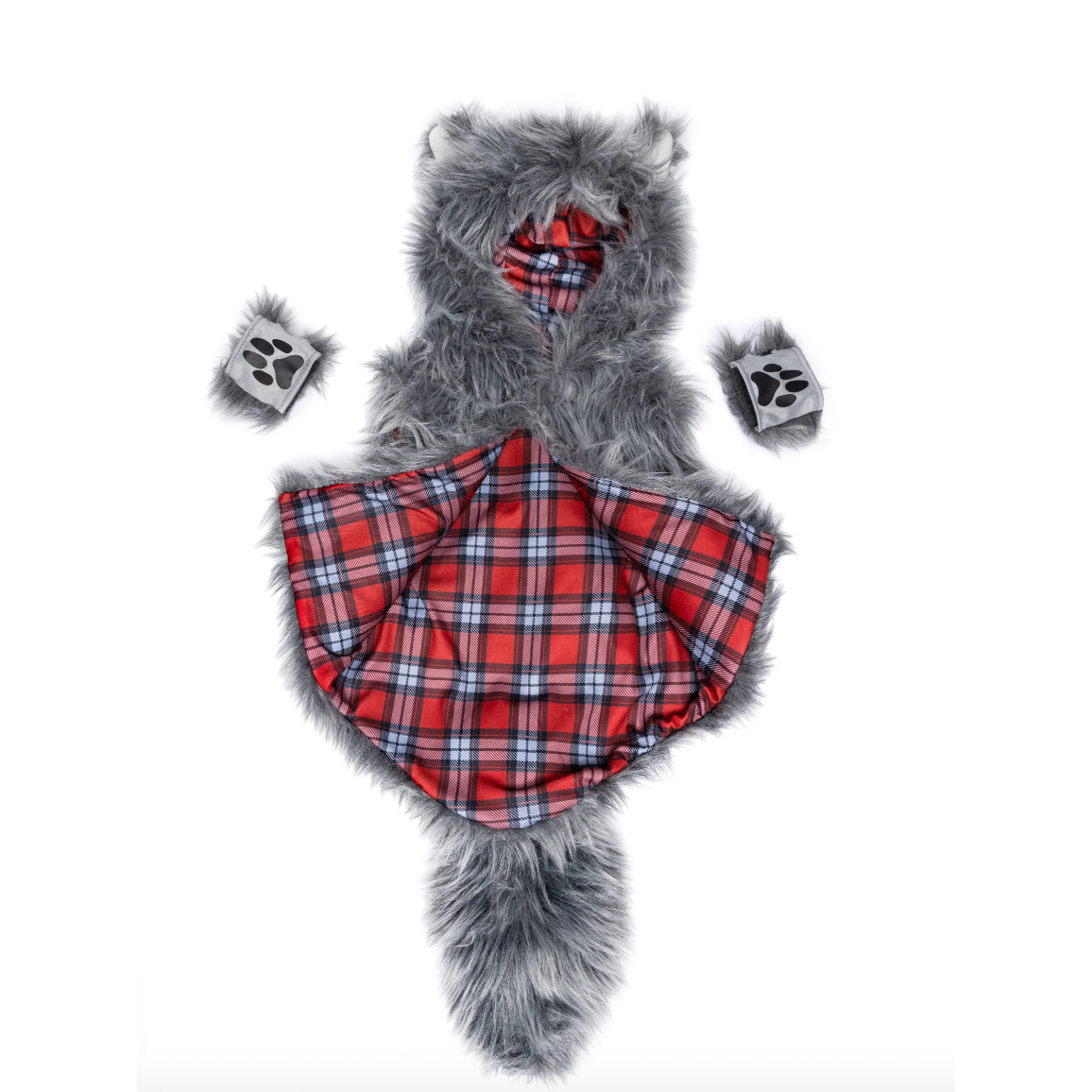 Great Pretenders Big Bad Wolf Vest with Gloves-Great Pretenders-Little Giant Kidz