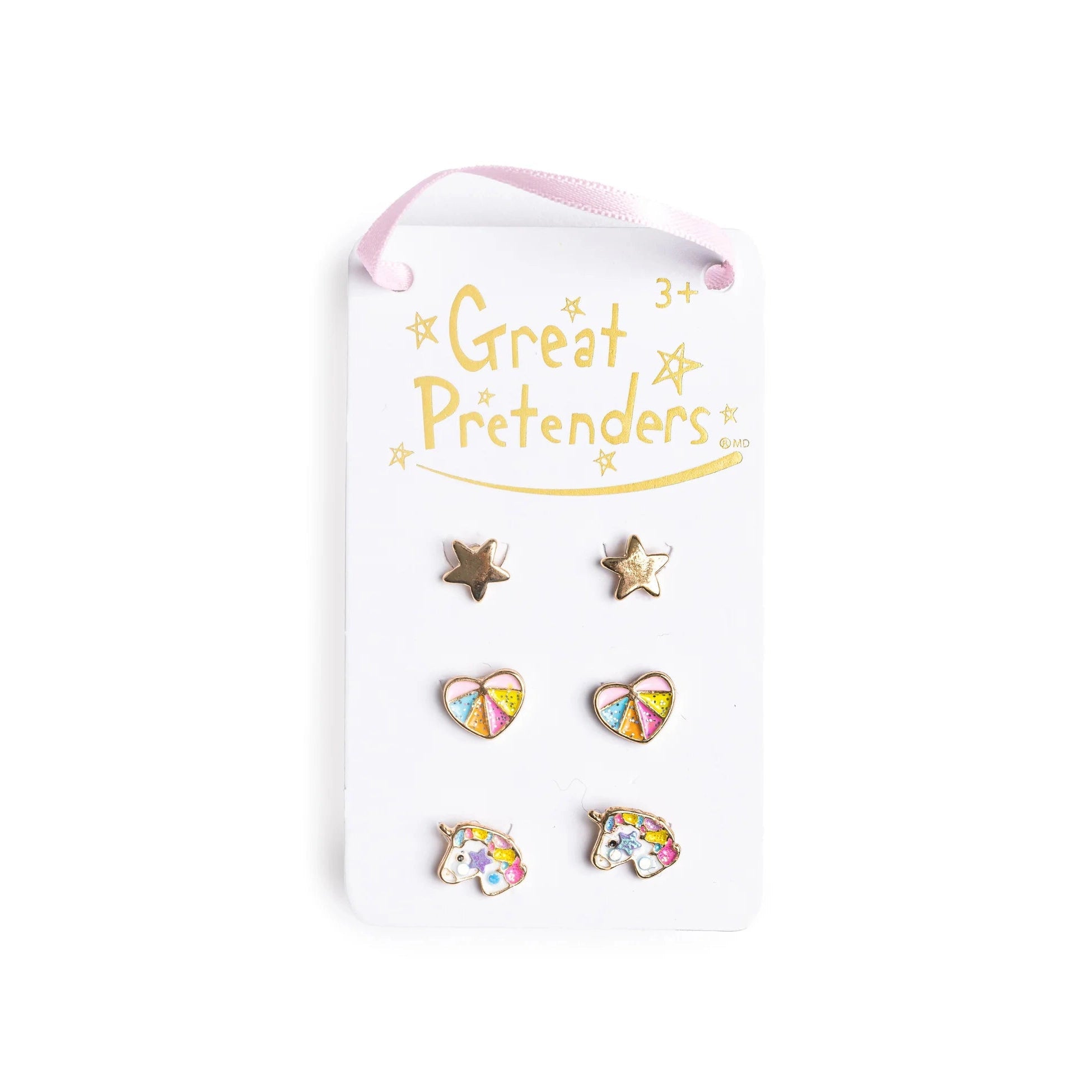 Great Pretenders Boutique Cheerful Studded Earrings-Great Pretenders-Little Giant Kidz