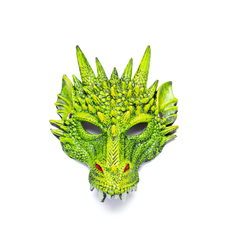 Great Pretenders Green Dragon Mask-Great Pretenders-Little Giant Kidz