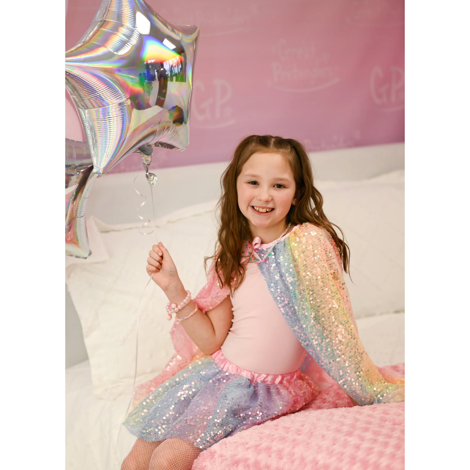 Great Pretenders Ombre Sequin Cape-Great Pretenders-Little Giant Kidz