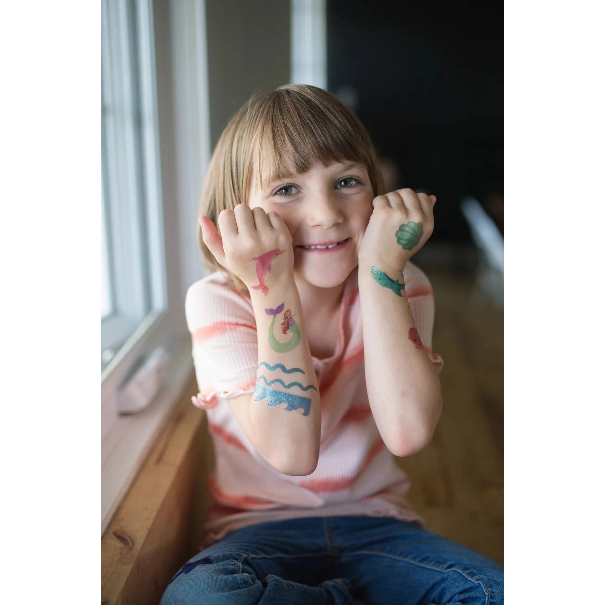 Great Pretenders Temporary Tattoos - Mermaid-Great Pretenders-Little Giant Kidz