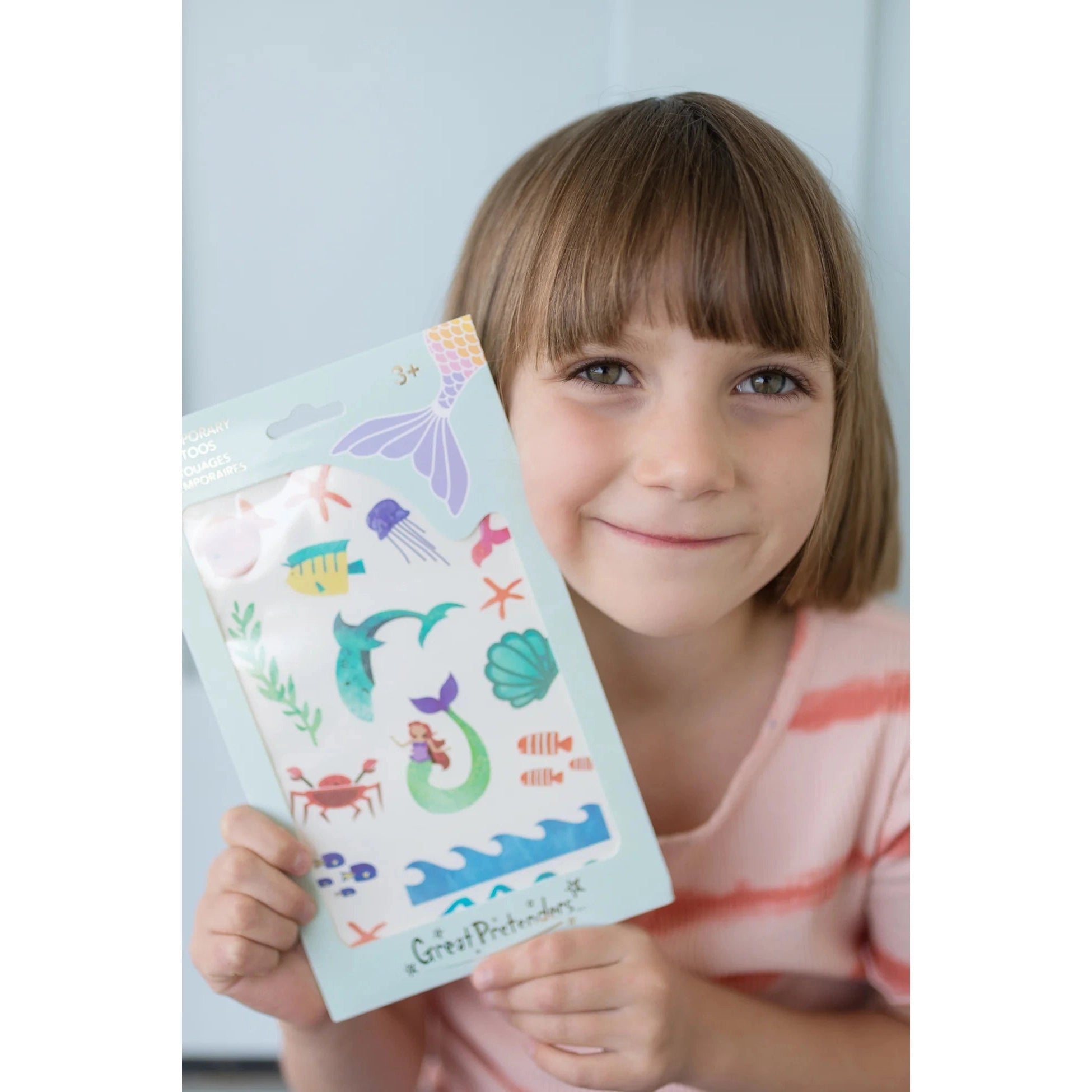 Great Pretenders Temporary Tattoos - Mermaid-Great Pretenders-Little Giant Kidz
